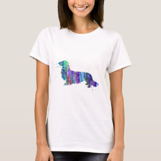 Dachshund, Dachshund dog watercolor print, dog T-Shirt