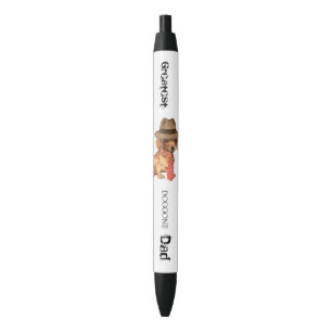 Dachshund Dad Black Ink Pen