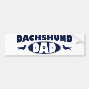 Dachshund Dad Bumper Sticker