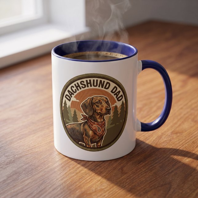 Dachshund Dad Coffee Mug | Wiener Dog Dad Gift (Creator Uploaded)