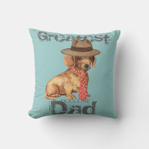 Dachshund Dad Cushion