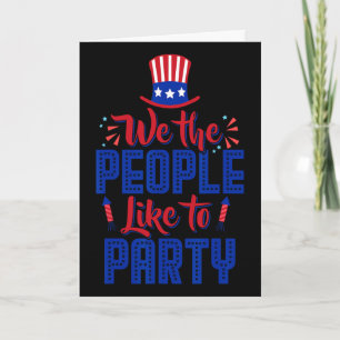 Dachshund Dad Dog Father's Day 4th Of July Card