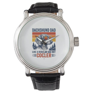 Dachshund Dad Like a Regular Dad But Cooler Shirt_ Watch