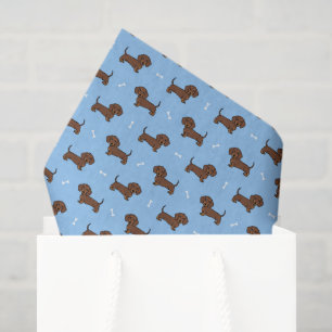 Dachshund Decoupage Paper, Wiener Dog Tissue Paper