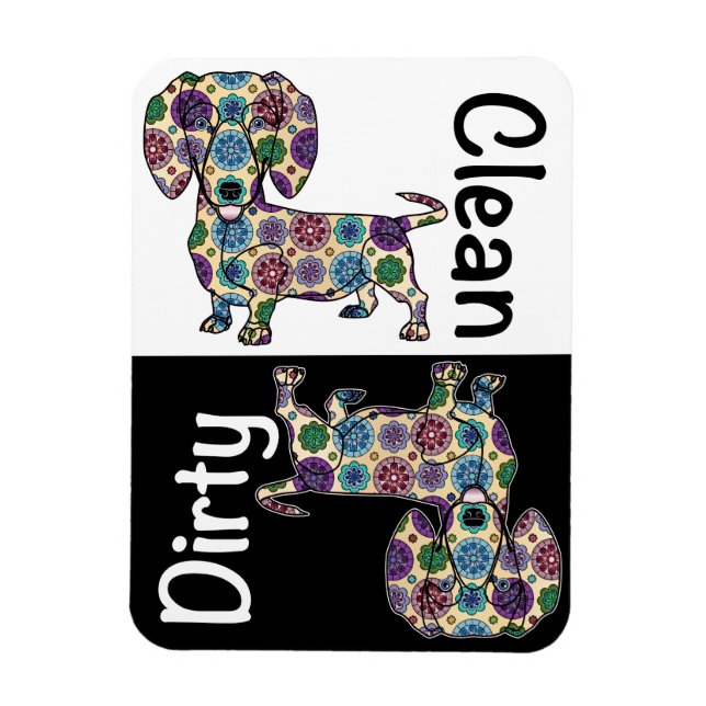 Dachshund Dishwasher Magnet (Vertical)