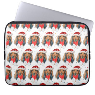 Dachshund Dog Breed Christmas Laptop Sleeve