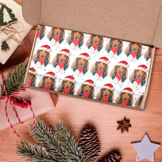 Dachshund Dog Breed Christmas Tissue Paper (Creator Uploaded)