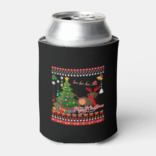 Dachshund Dog Butt Christmas Ugly Classic T-Shirt Can Cooler