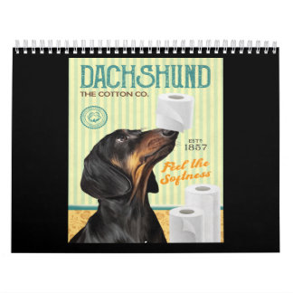 Dachshund Dog Calendar