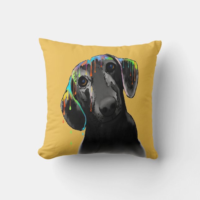 Dachshund Dog Cushion (Front)