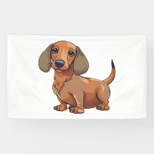 Dachshund Dog Cute Banner