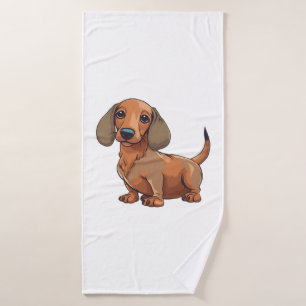 Dachshund Dog Cute  Bath Towel