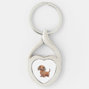 Dachshund Dog Cute Key Ring