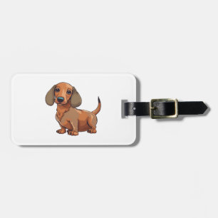 Dachshund Dog Cute  Luggage Tag