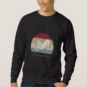 Dachshund Dog Cute Vintage Retro Sweatshirt
