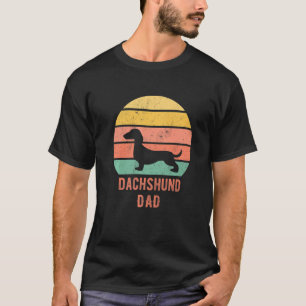 Dachshund Dog Dad Father Weiner Dog Owner   T-Shirt
