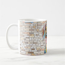 Dachshund dog - Doxie -colourful mosaic