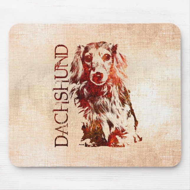 Dachshund dog  - Doxie Mouse Pad (Front)