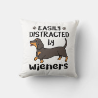 Dachshund Dog Easily Distracted by Wieners