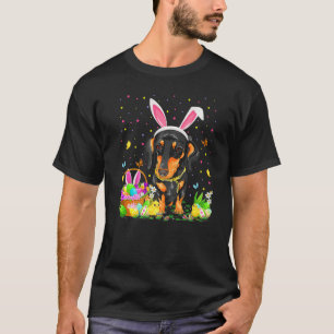 Dachshund Dog Easter Egg Hunting Dachshund Easter  T-Shirt