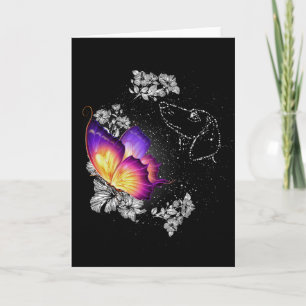 Dachshund Dog In Heaven Dog Lovers Memorial Card