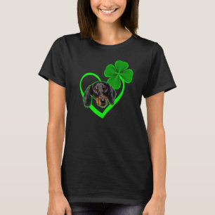 Dachshund Dog Leprechau St Patrick Day Saint Paddy T-Shirt