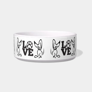 Dachshund Dog Love Pet Bowl