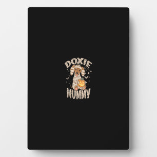 Dachshund Dog Lover Lazy Halloween Costume Doxie M Plaque