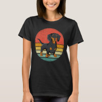 Dachshund Dog Lover Vintage Retro Weiner Dog Gift