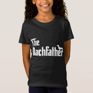 Dachshund Dog Lovers The Dachfather Funny Wiener D T-Shirt