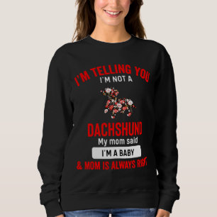 Dachshund Dog Mama Womens Sweatshirt