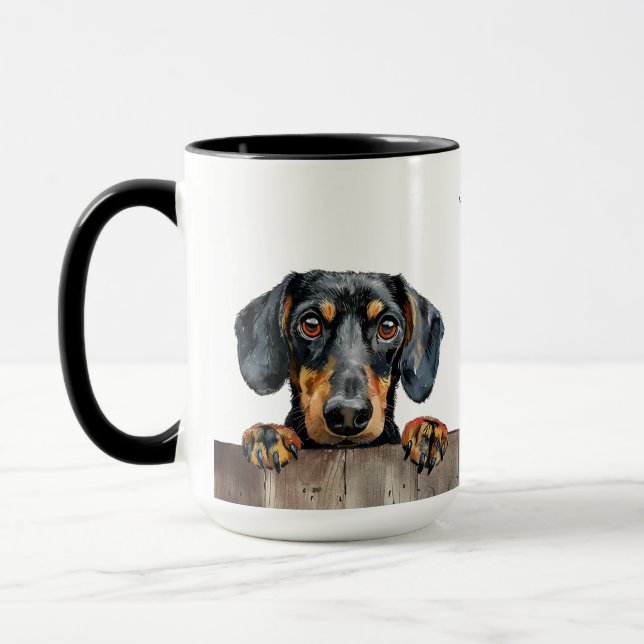 Dachshund Dog Mug (Left)