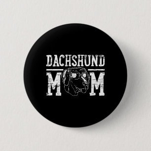 Dachshund Dog Mum Mama Gift 6 Cm Round Badge