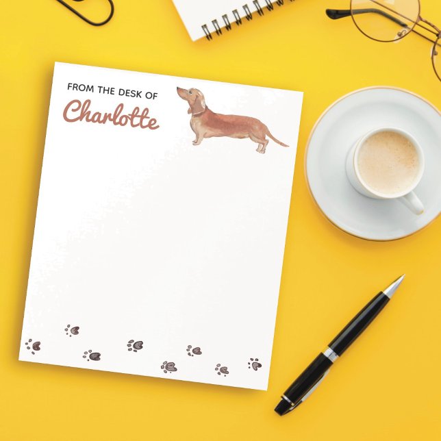 Dachshund Dog Notepad (Creator Uploaded)