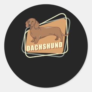 Dachshund   Dog Owner Dachshunds Classic Round Sticker