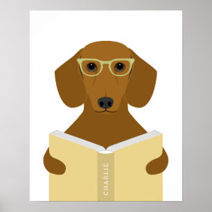 Dachshund Dog Personalized Print