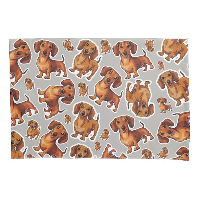Dachshund Dog pillowcase (Front)