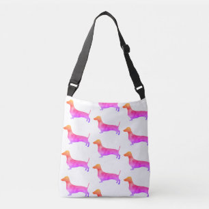 Dachshund Dog Pink Dog Tote Bag