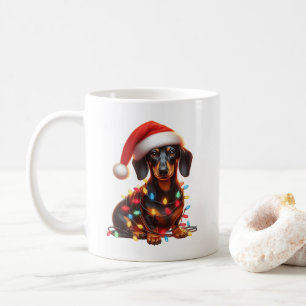 Dachshund Dog Puppy Christmas Coffee Mug