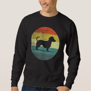 Dachshund Dog Retro Design Sweatshirt