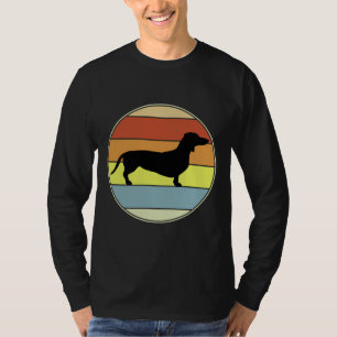 Dachshund Dog Retro Vintage T-Shirt