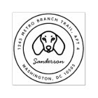Dachshund Dog Return Address Stamp Self-Inking