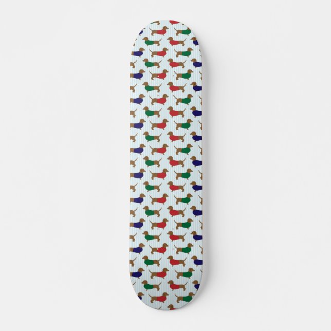 Dachshund Dog Skateboard Deck (Front)