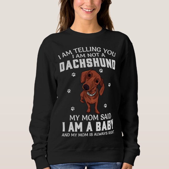 Dachshund  Dog Sweatshirt (Front)