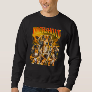Dachshund Dog T-Shirt Dachshund Dog Vintage 90s St Sweatshirt