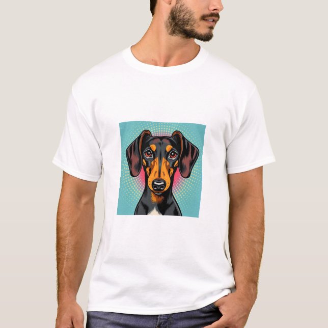 Dachshund Dog tshirt  (Front)