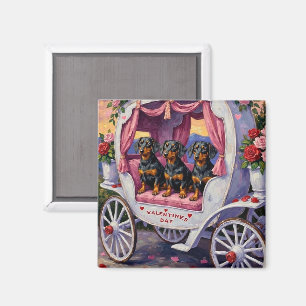 Dachshund Dog Valentine's Day Magnet