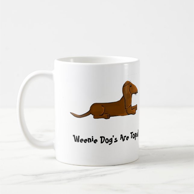 Dachshund Doggie Mug (Left)