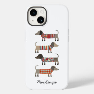 Dachshund Dogs Personalised Case-Mate iPhone 14 Case
