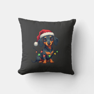 Dachshund Dogs Tree Christmas Sweater Xmas Gifts F Cushion